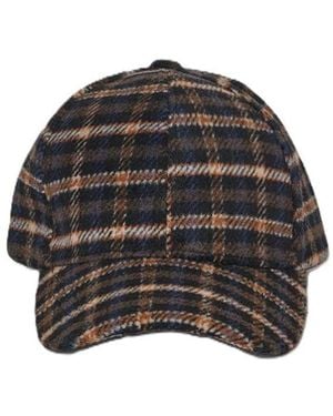 Hat Attack Check Cap - Black