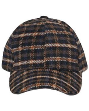 Hat Attack Check Cap - Black