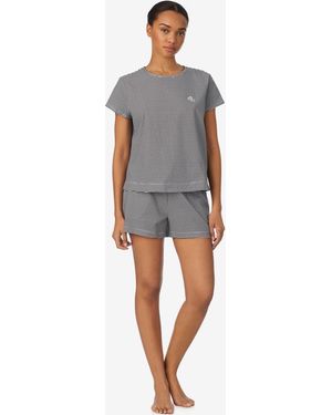 Ralph Lauren 2-piece Cotton Tee And Boxer Set - Gray