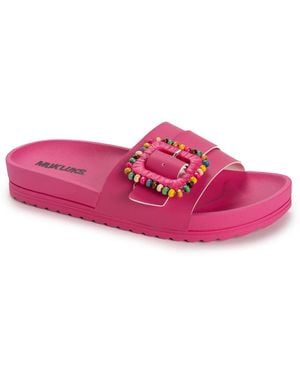 Muk Luks Grand Colette Sandal - Pink