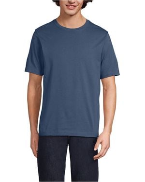Lands' End Super-t Short Sleeve T-shirt - Blue