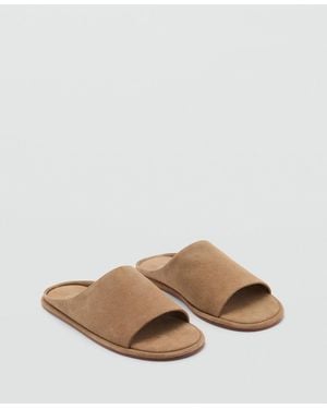 Mango Suede Leather Als - Brown