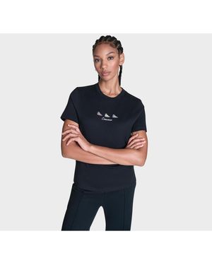 Converse Trio Embroidered T-shirt - Blue