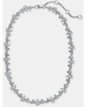 Givenchy Cubic Zirconia Collar Necklace - White