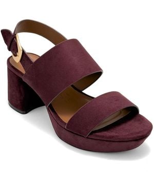 Aerosoles Camilia Platform Slingback Dress Sandals - Red