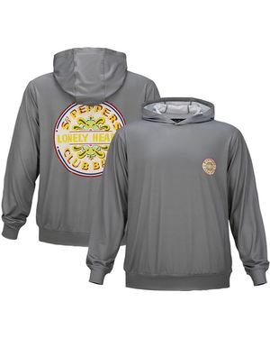 Section 119 And The Beatles Sgt. Pepper Vintage Seal Upf 50 Pullover Hoodie - Gray