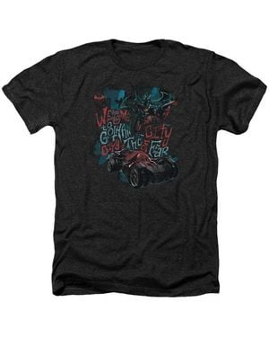 Batman Arkham Knight City Of Fear Heather Tee / T-shirt - Black