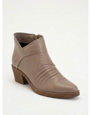 Forever & Always Shoes Rule Leather Chunky Boot () - Brown