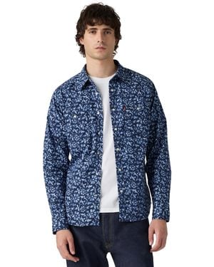 Levi's Classic Standard Fit Western Shirt - Blue