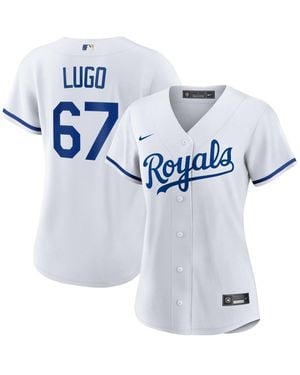 Nike Seth Lugo 67 Kansas City Royals Replica V-neck Jersey - White