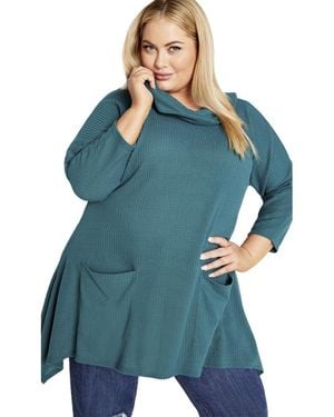 Avenue Ari Pocket Tunic - Blue
