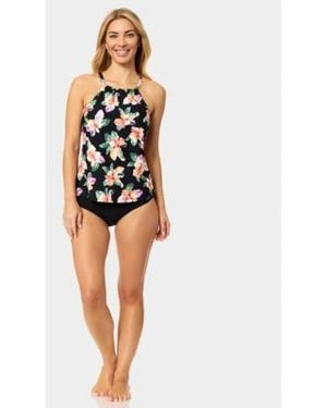 Island Escape Cali Tankini Top Macys Exclusive Bottoms - Multicolor