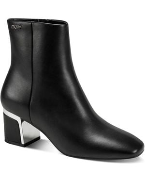 DKNY Celisha Heeled Dress Booties - Black