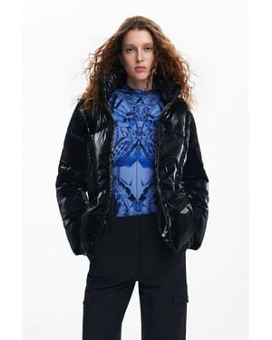 Desigual Padded Coat - Blue