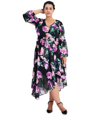 Avenue Chiffon Dress - Blue