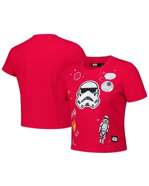 FREEZE MAX Star Wars Babydoll Cropped T-shirt - Red
