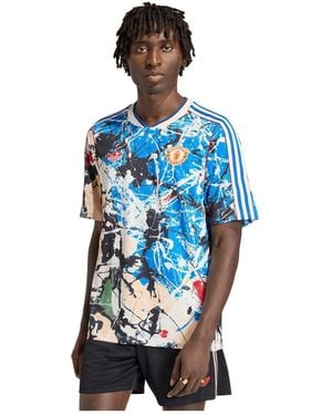 adidas Manchester United X Stone Roses Replica Jersey - Blue