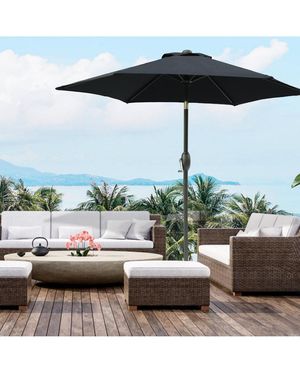 Flynama 7.5ft 7.5ft Patio Umbrella - Blue