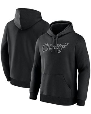 LOGO ATHLETIC Chicago White Sox Wordmark Hoodie - Black