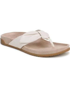 Vionic Eva Thong Sandals - White