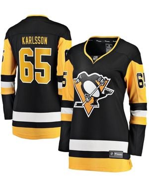 Fanatics Erik Karlsson Pittsburgh Penguins Home Breakaway Jersey - Black