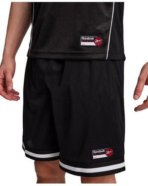 Reebok Elastic Waistband Mesh Shorts - Black