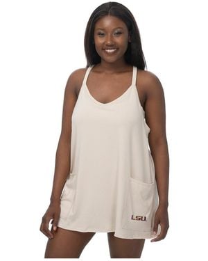 ZooZatZ Lsu Tigers Active Pocketed Skort Dress - Natural