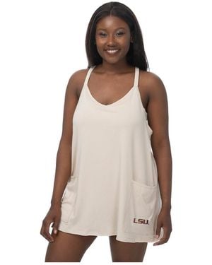 ZooZatZ Lsu Tigers Active Pocketed Skort Dress - Natural