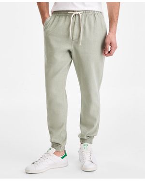 Sun & Stone Sun + Stone Linen sweatpants - White