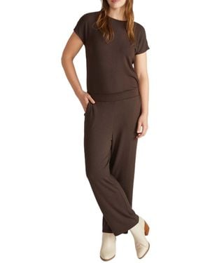 UNIVERSAL STANDARD Plus Size Travelknit Relaxed Pants - Brown
