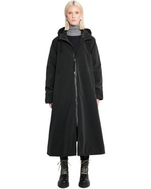 Stutterheim Mosebacke Long Matte Winter Coat - White