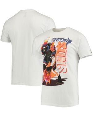 NBA Exclusive Collection Nba X Mcflyy Phoenix Suns Identify Artist Series T-shirt - White