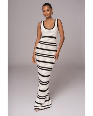 JLUXLABEL Destiny Knit Maxi Dress - White