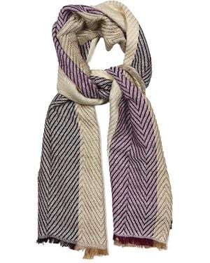 feel good Artisan Hayden Scarf 100% Recycled Acrylic Oversized Wrap Winter Scarf - Multicolor