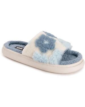 Muk Luks Marsai Slide Slipper - Blue