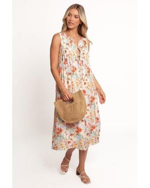 Petal & Pup Breeze Midi Dress - White