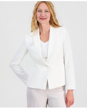 Kasper Crepe Jacket - Red
