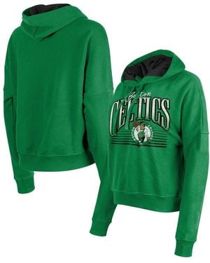 KTZ Boston Celtics Boxy Pullover Hoodie - Green