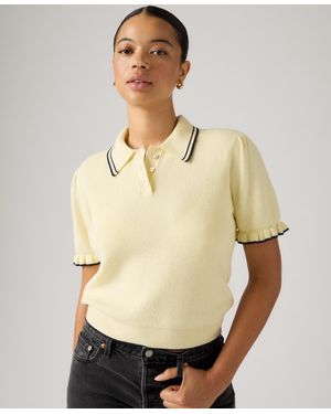 Levi's Short-sleeve Pull-on Polo Shirt - Natural