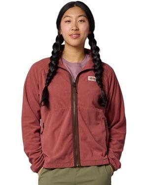 Marmot Upward Long Sleeve Fleece Jacket - Red