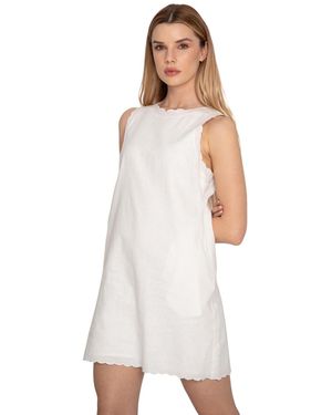 Belle & Bloom Take A Chance Mini Dress - White