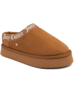 Juicy Couture Oney Closed Toe Slippers - Brown