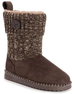 Muk Luks Janet Boot - Black