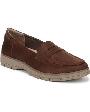 Dr. Scholls Nice Day Lug Sole Loafers - Brown