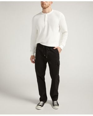 Silver Jeans Co. Essential Twill Pull-on Cargo Pants - White