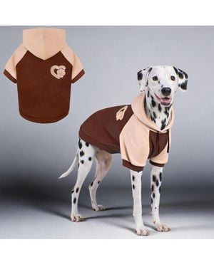 Aronkl Dog Hoodie Stretchy Warm Pet Sweatshirt - Gray