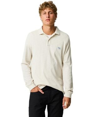 Rodd & Gunn The Gunn Long Sleeve Slim Fit Polo Shirt - White