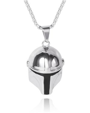 Star Wars Star Wars Boba Fett Helmet Pendant Necklace - White