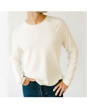 NoNetz Men S Moisture Wicking Long Sleeve Sweater – Made - White