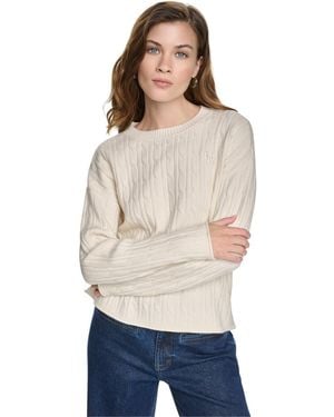 DKNY Crewneck Sweater - Natural
